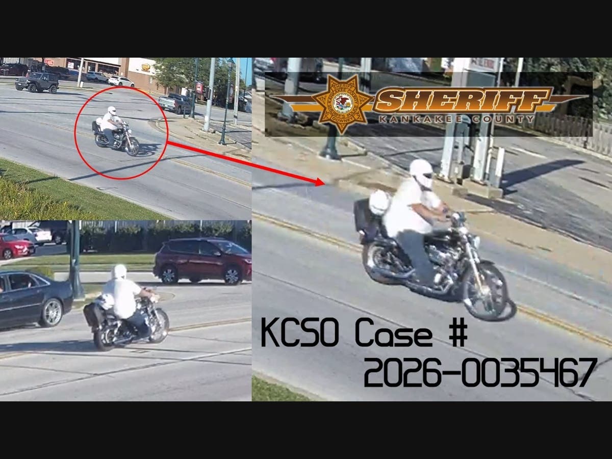 The Kankakee County Sheriff's Office is seeking the public's help identifying a motorcyclist seen with another prior to a fatal crash July 29.