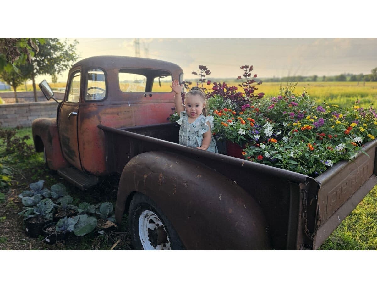 Charleigh Anne Burnal will be featured on screens in Time Square on Sept. 12, in a video compiled by the National Down Syndrome Society. 