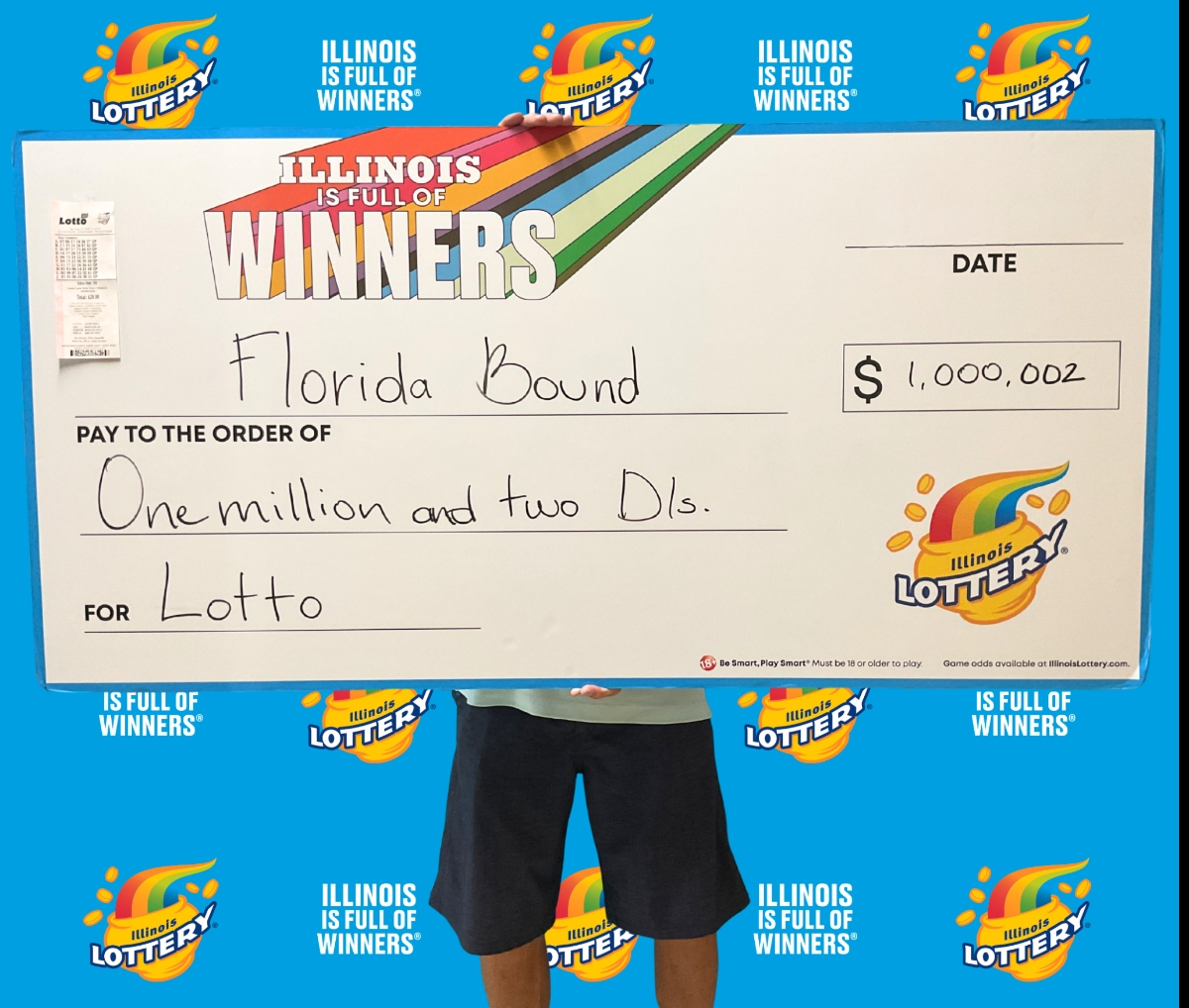 A Braidwood man won $1 million on a lottery ticket given to him as a birthday. It was purchased at a New Lenox gas station. 