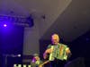 Geraint Watkins plays the accordion with Roger Daltrey in New Lenox on Saturday, Sept. 12. 
