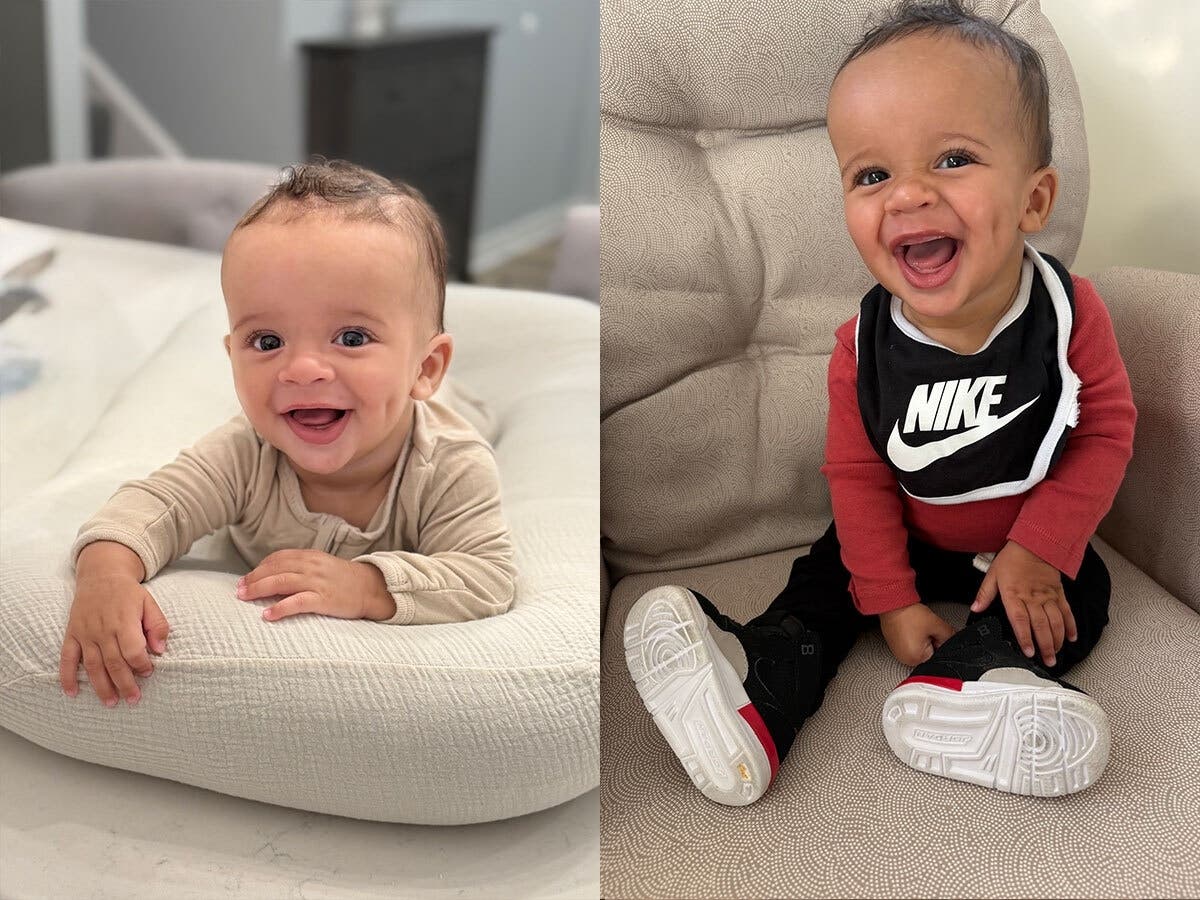 Jace Doyle, 6 months, is in the running for a Baby of the Year title, a $25,000 prize, and a spot in a national ad campaign.