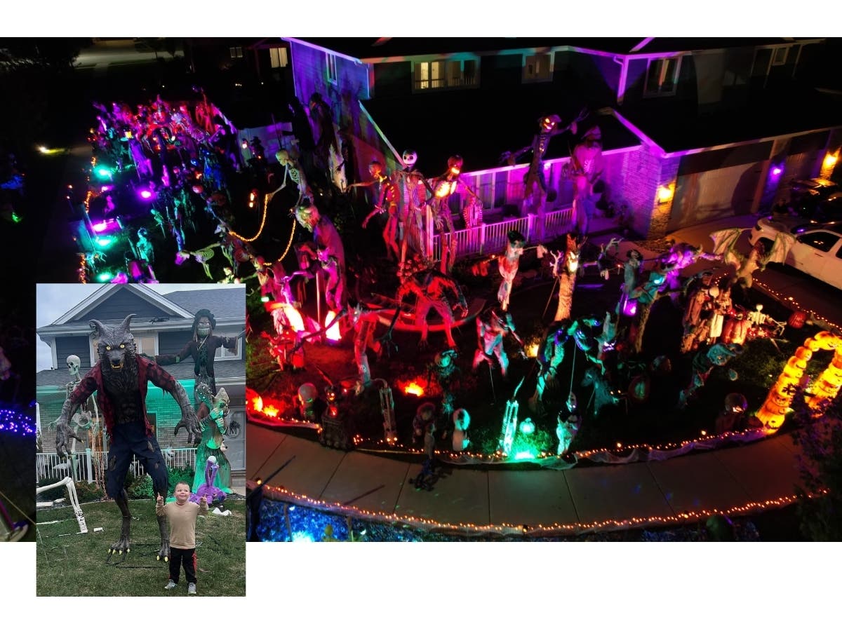 'He Just Lights Up': Tinley Boy With Special Needs' Love For Halloween Sparks Family's Massive Display