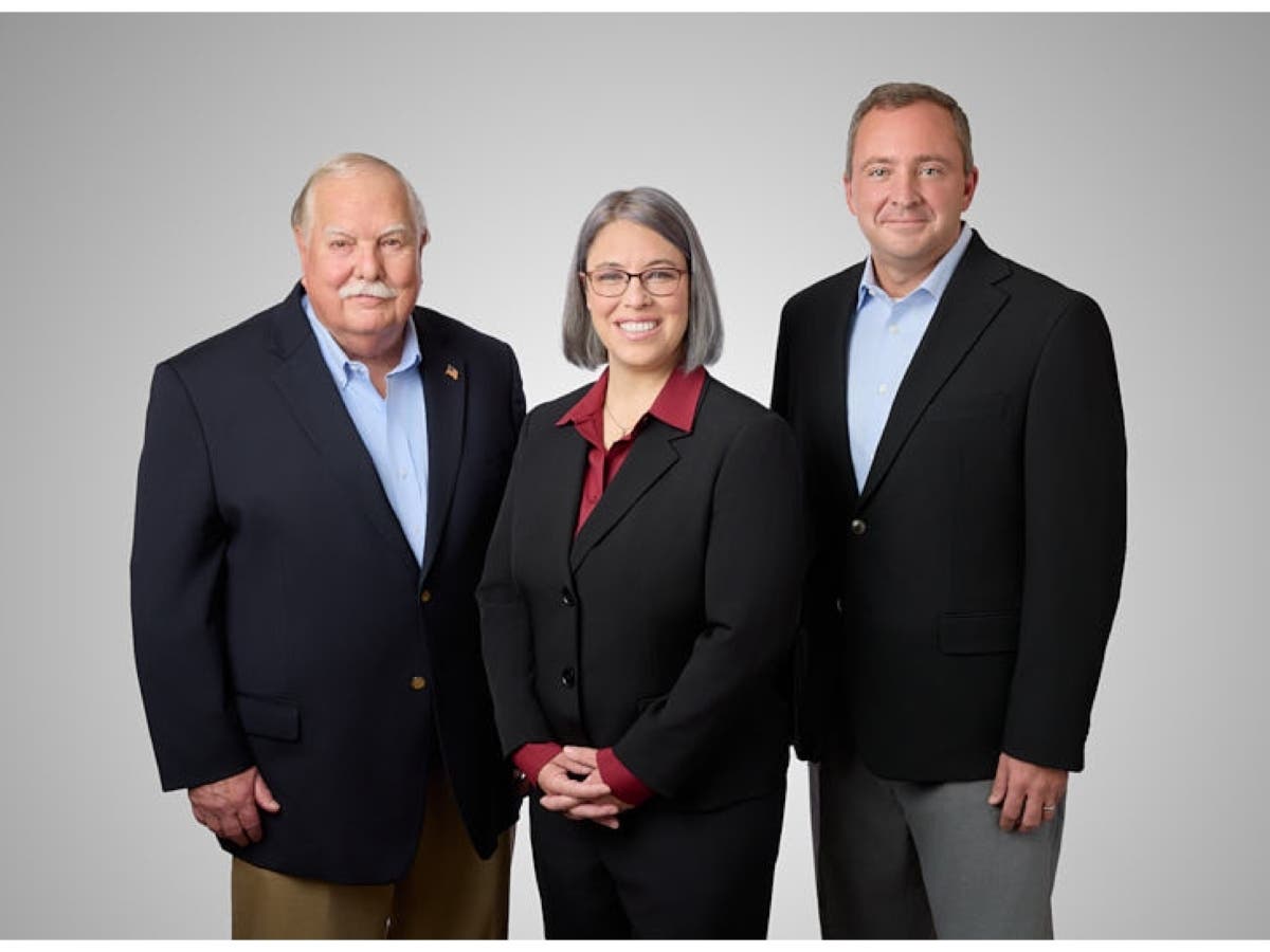 L-R Richard Dykstra, Bridget Lindbloom and Joe Wholley