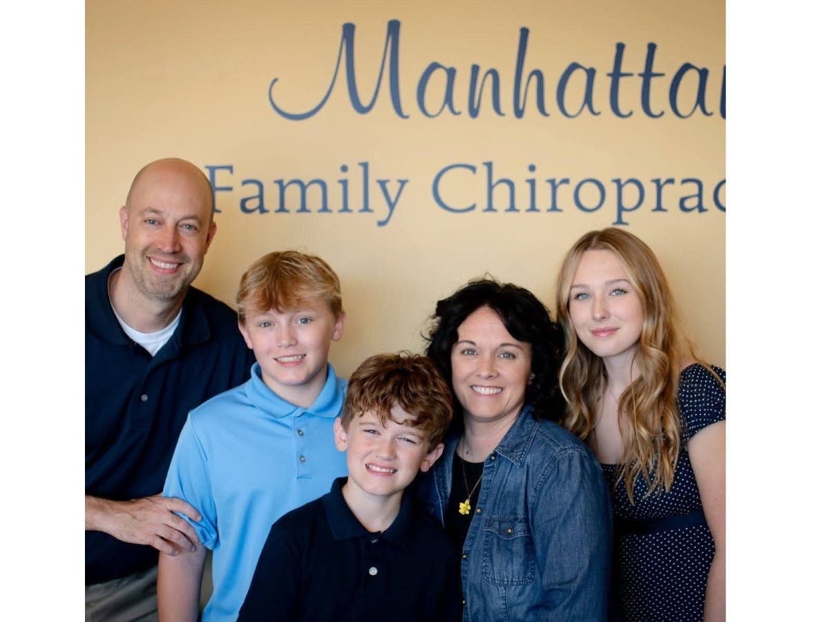 Dr. Brian Hillary and Kristy Byers-Hillary of Manhattan Family Chiropractic this month celebrated 15 years in business. 