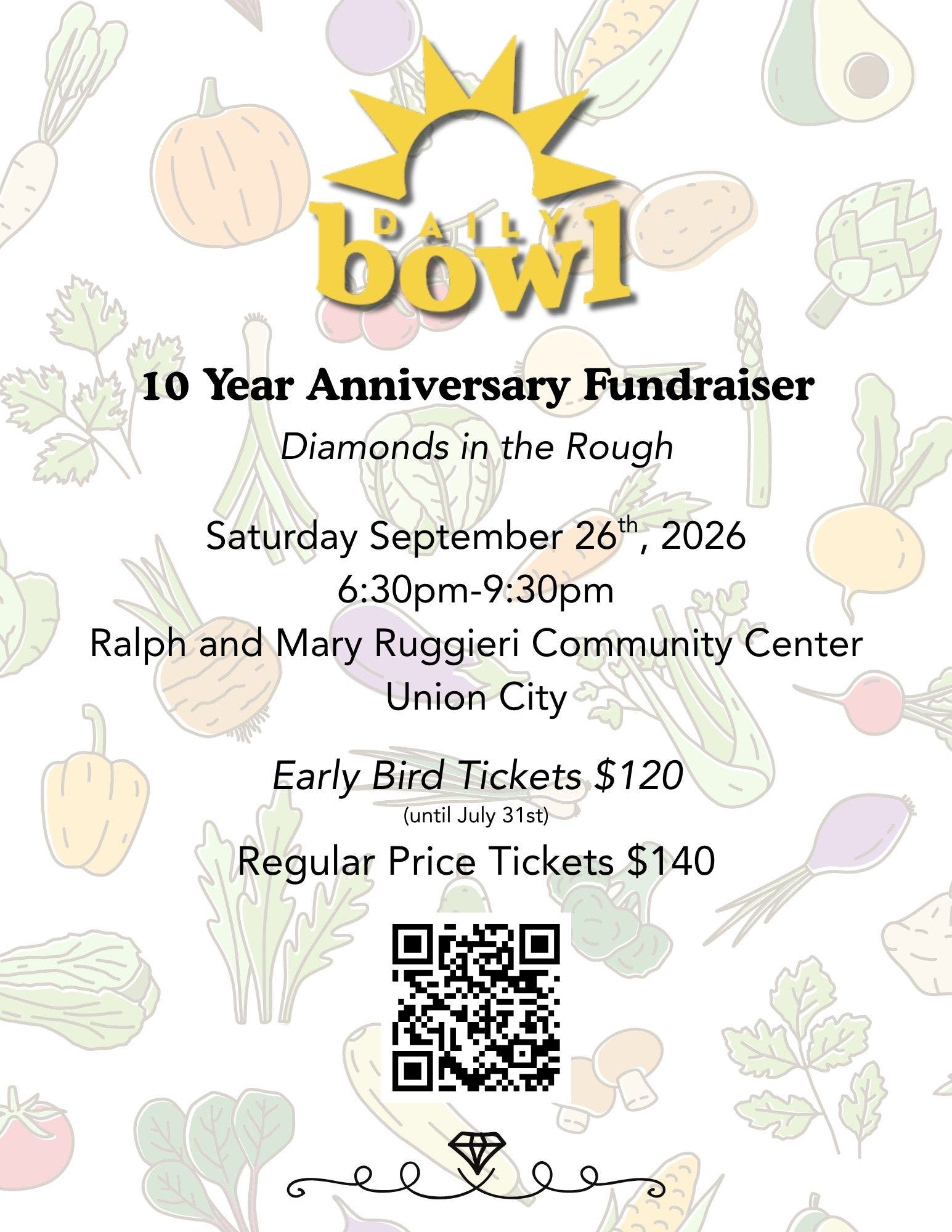 Daily Bowl 10th Anniversary Fundraiser