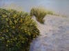 Deborah Greco, Beach Dune, oil on aluminum