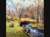 Harley Bartlett, "March Runoff", oil