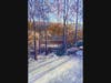 Karen Bartone, "Ice Cold Light from My Window", oil