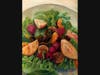 Henie Kurzman, "Summer Salad", soft pastel