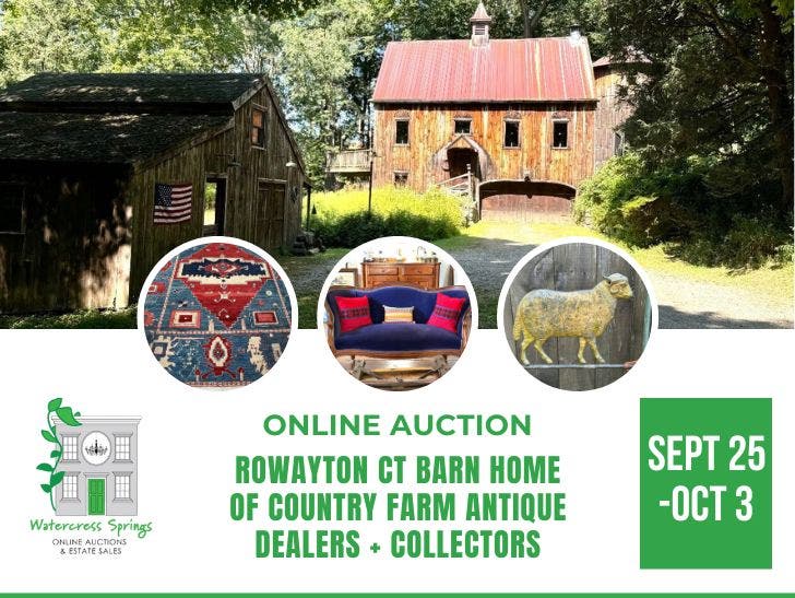Online Auction Contents of Barn Home in Rowayton CT Fairfield, CT Patch