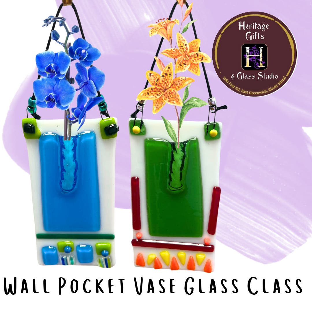 Apr 18 Make a Glass Wall Pocket Vase Event for School Vacation East