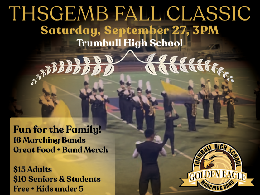 Trumbull High School Golden Eagle Marching Band Fall Classic