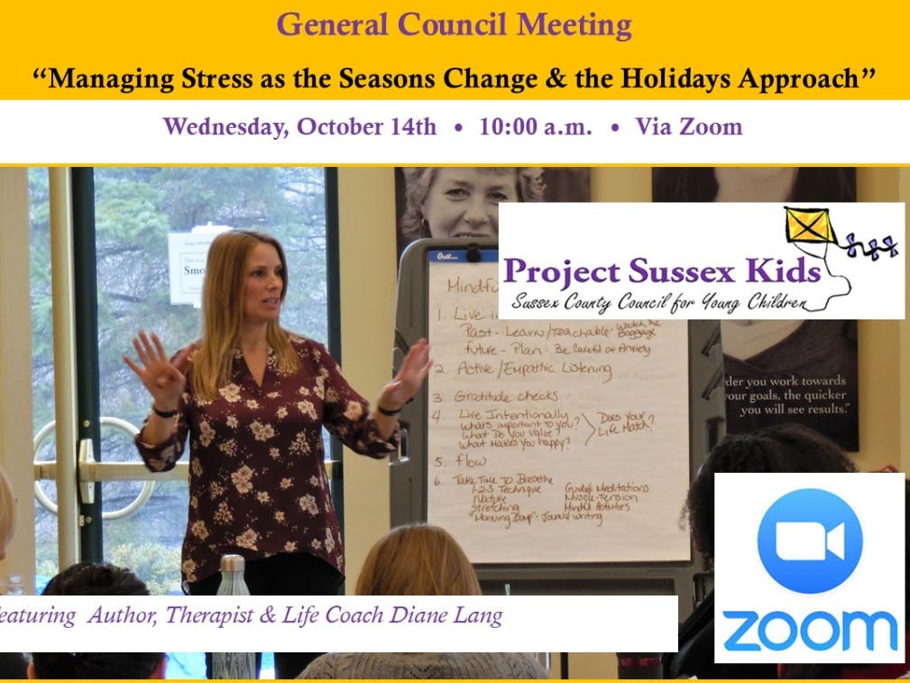Free holiday stress management workshop offered by Project Sussex Kids.