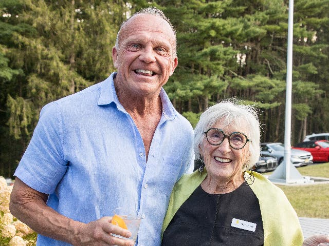 Project Self-Sufficiency Board of Director members J.P. Perry and Rhoda Seider.