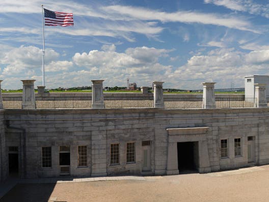 Inner courtyard of Fort Trumbull