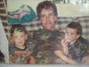 A young John and his boys