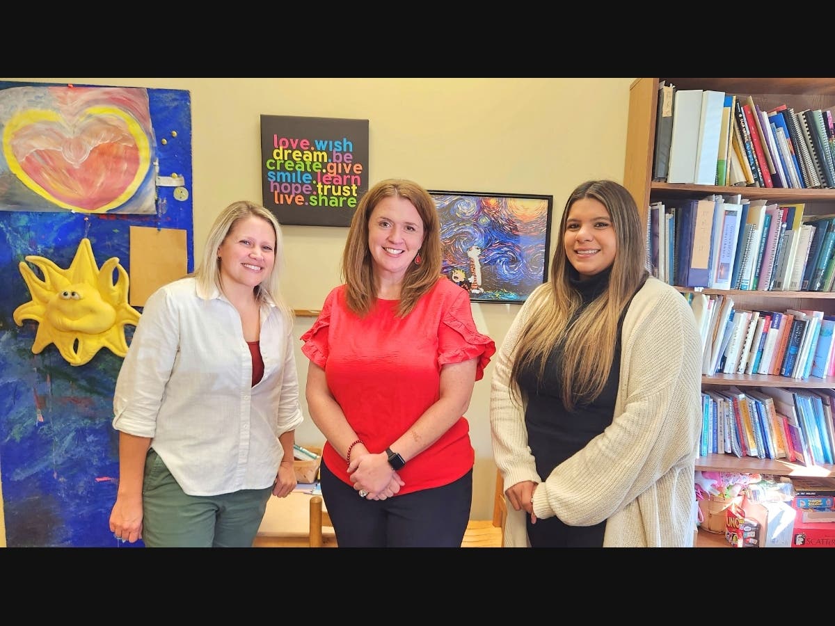 Bridges’ Supporting Our Students project staff includes (L-R) Meredith Lall, LPC, Coordinator of School Based Services, Melissa Jacob, LCSW, Director of Child Outpatient Services & Care Coordination and Rebecca Halbert, LCSW, Project Coordinator.