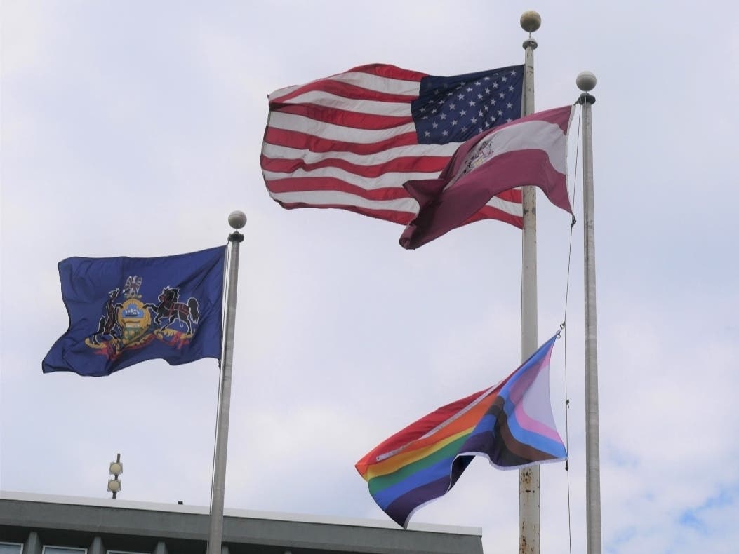 Montco Holds Pride Flag Raising At Courthouse Complex | Norristown, PA ...