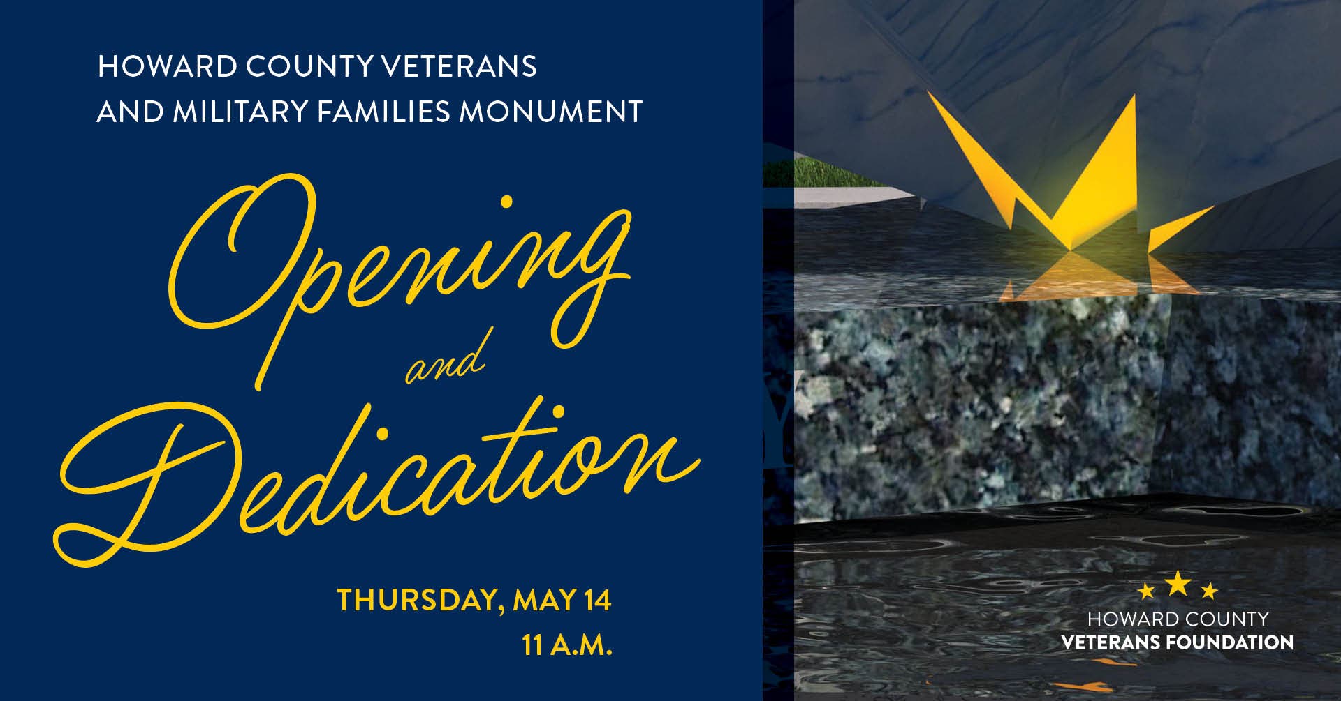 Howard County Veterans Monument Opening and Dedication