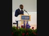 Kevin Pierre-Louis delivers the commencement address during the King School Commencement Ceremony.