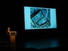 Inspired by Yves Klein’s bold use of blue and Alexander McQueen’s intricate constructions, Lila Perkins explored textiles and denim in a project she presented at the King Art Colloquium, a celebration of the school’s most advanced visual arts students.