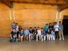 King science teacher Tom Castonguay with students during a trip to CERN, where they engaged with cutting-edge research in particle physics and explored one of the world’s leading scientific laboratories firsthand.