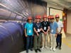King science teacher Tom Castonguay's students during a trip to CERN, where they engaged with cutting-edge research in particle physics and explored one of the world’s leading scientific laboratories firsthand.