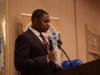 Jylan Martin, Jr., a junior at Illiana Christian High School in Dyer, performing a dramatic reading of Dr. King’s famous “I Have a Dream” speech.