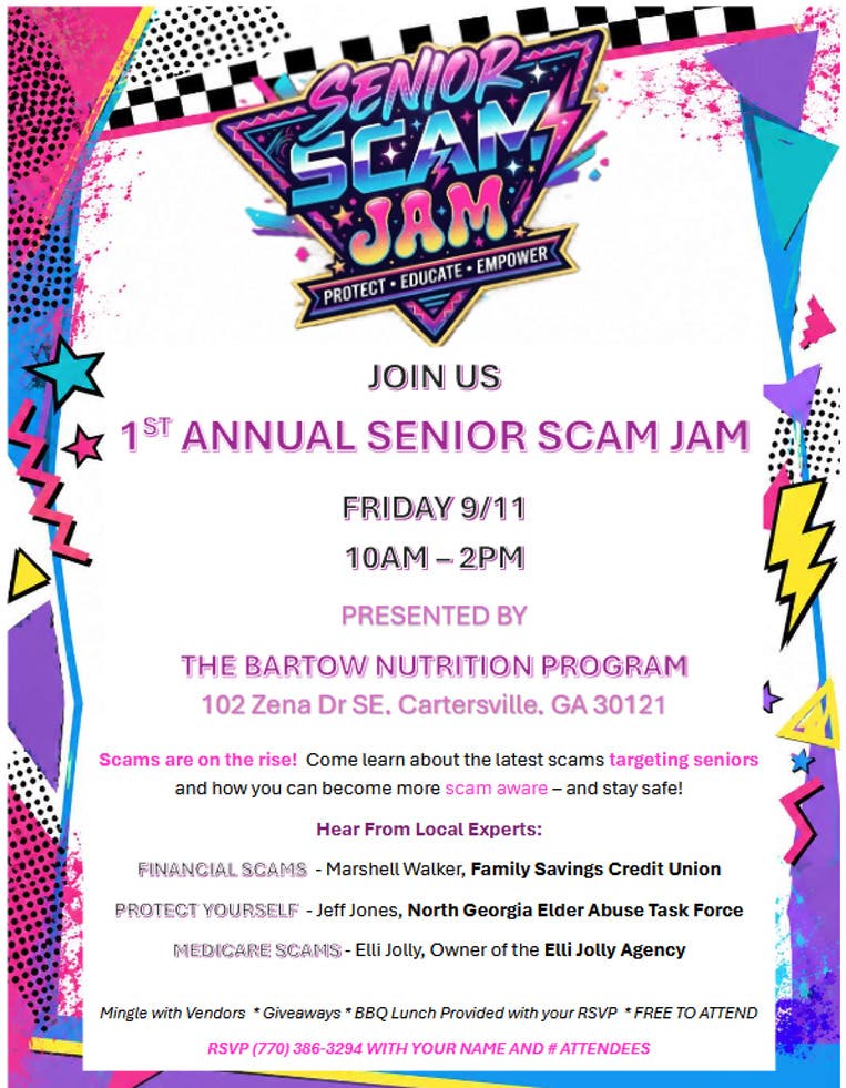 1st Annual Senior Scam Jam