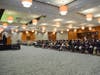 Executive VP, Tim McDonald, addresses the graduates.