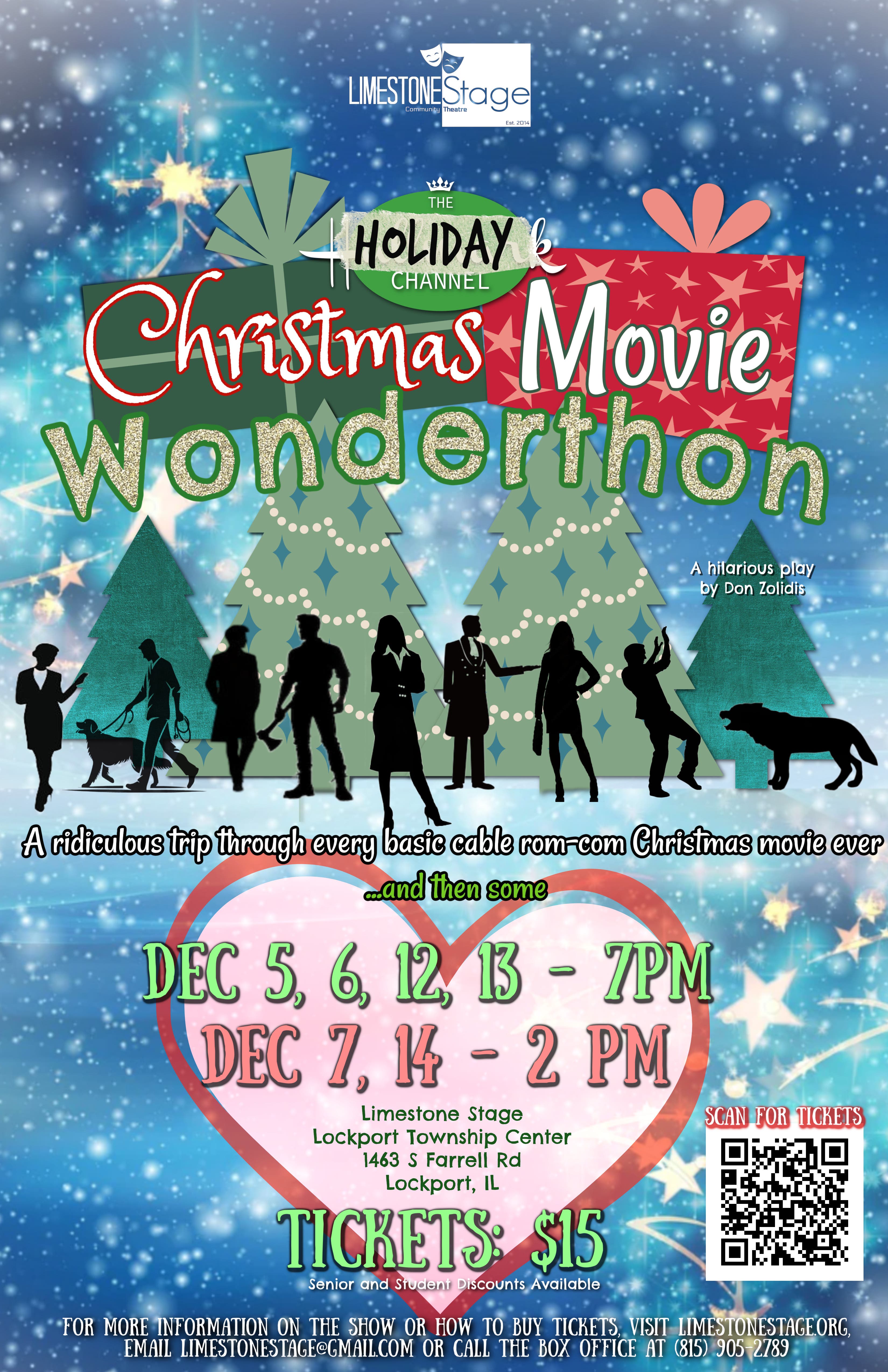 Limestone Stage Presents "The Holiday Channel Christmas Movie Wonderthon"
