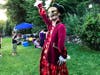 Capitano prepares for Commedia Dell'arte