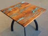 Mesquite and Turquoise table.