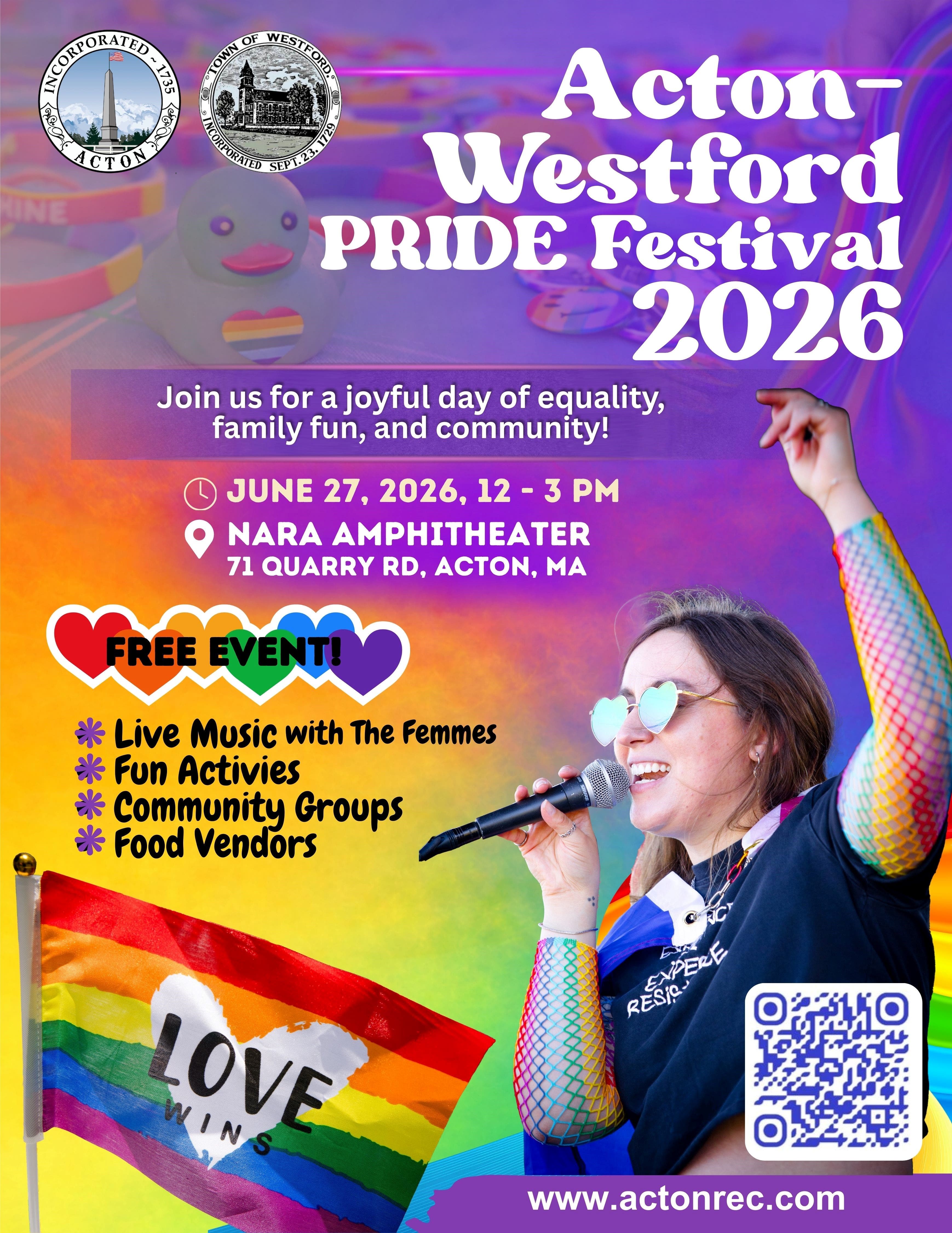 Acton-Westford Pride Festival 2026!