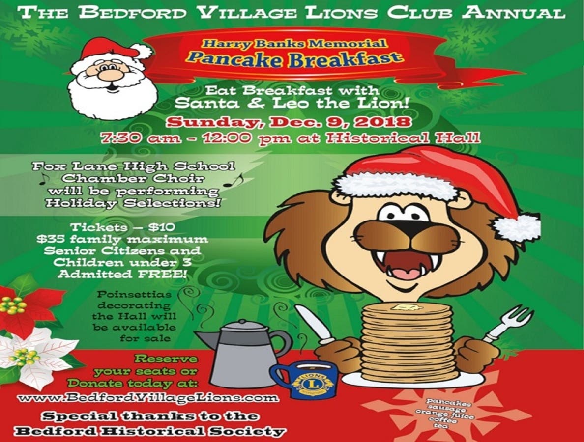 Bedford Village Lions Annual Pancake Breakfast Bedford, NY Patch