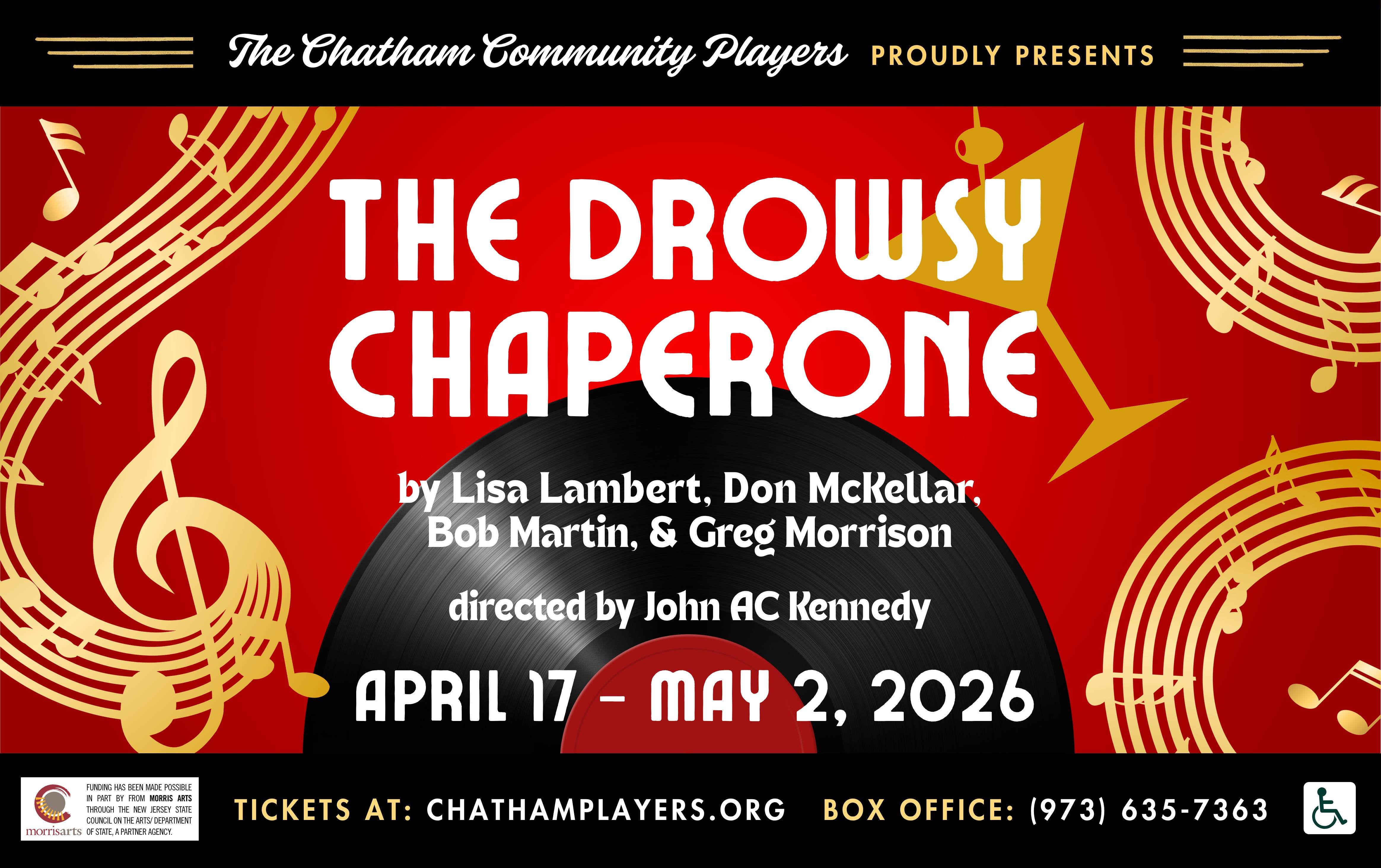 The Musical Comedy, “The Drowsy Chaperone”, Comes to The Chatham Playhouse