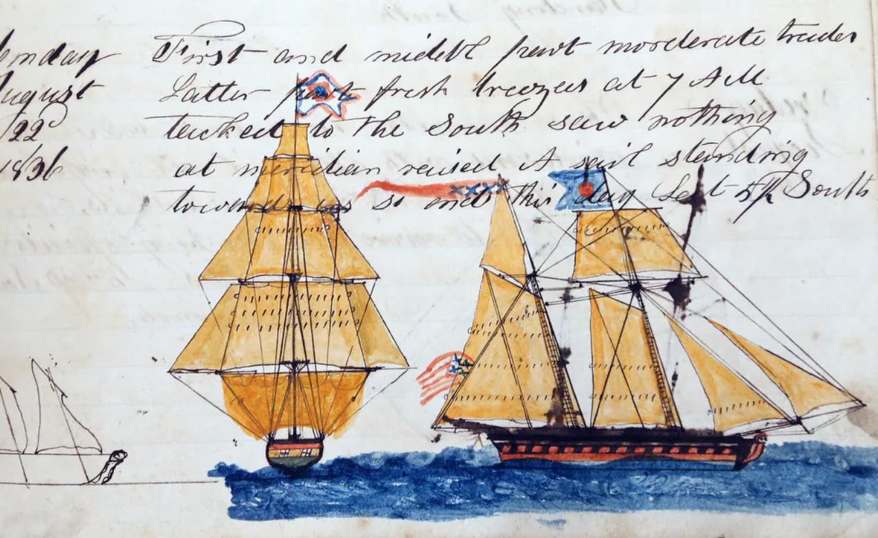 History on Tap: Uncovering Climate Clues From New England Whaling Ship Logbooks