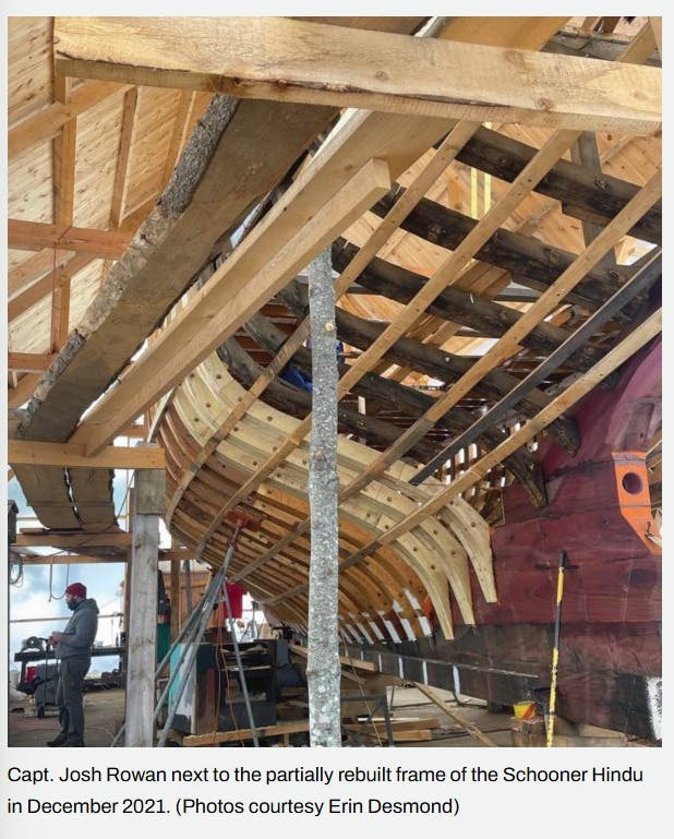 History on Tap: Restoration of the Schooner Hindu