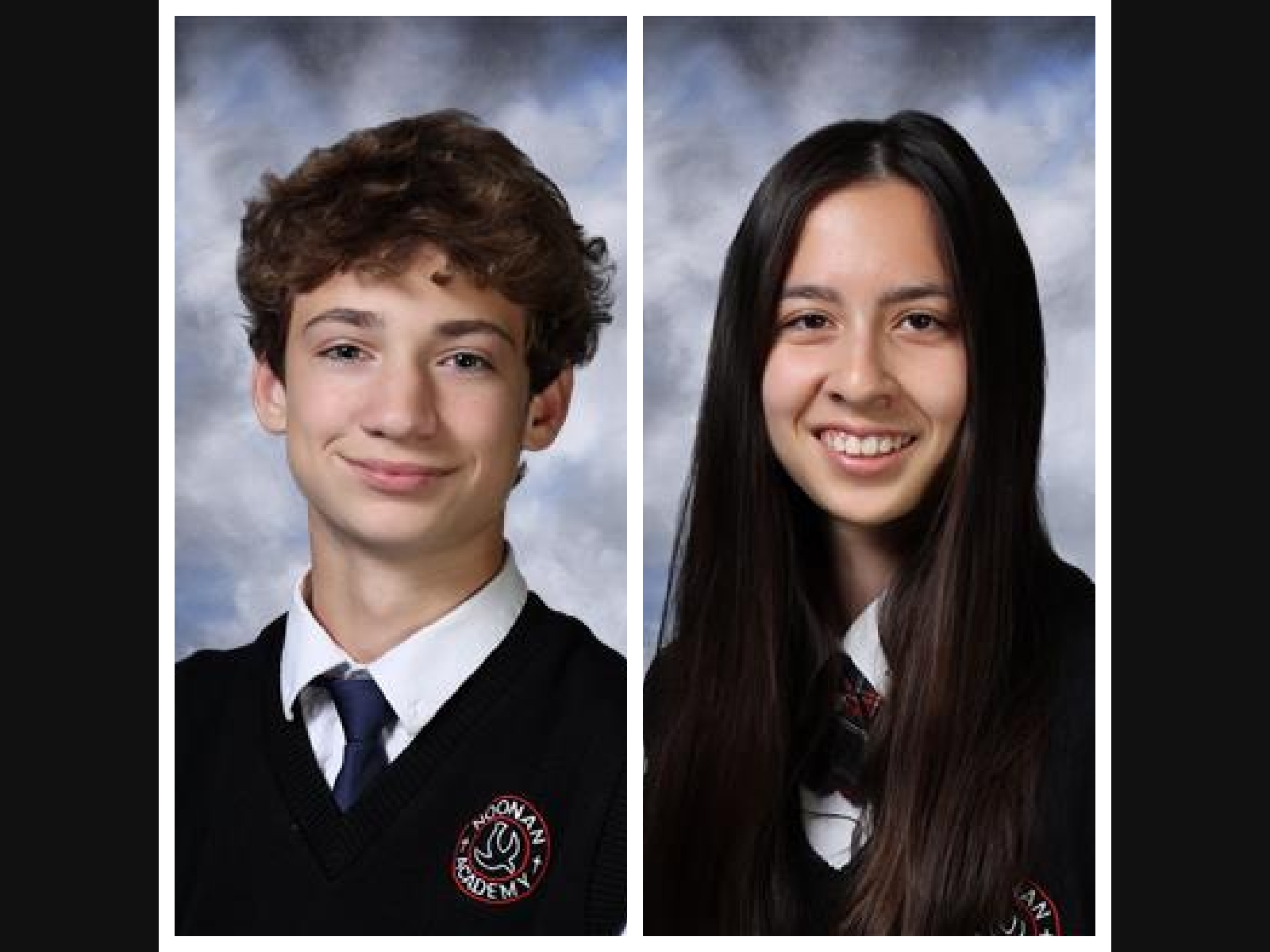 Andrew Lacny and Graysen Pionke, 2026 Noonan Excelsior Award 
