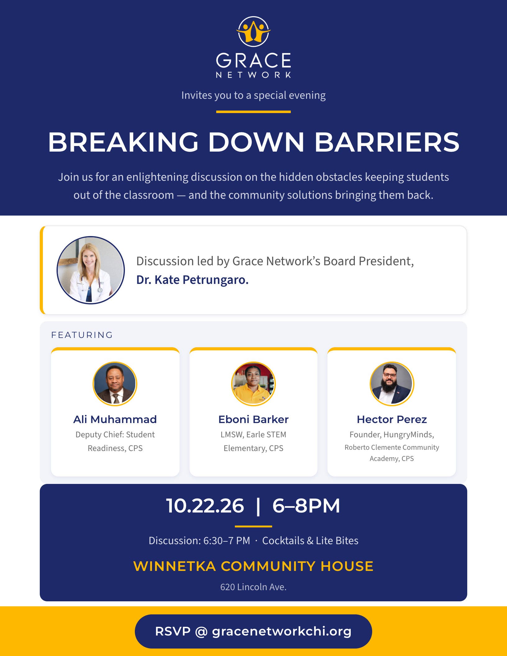 The Grace Network's Breaking Down Barriers Event