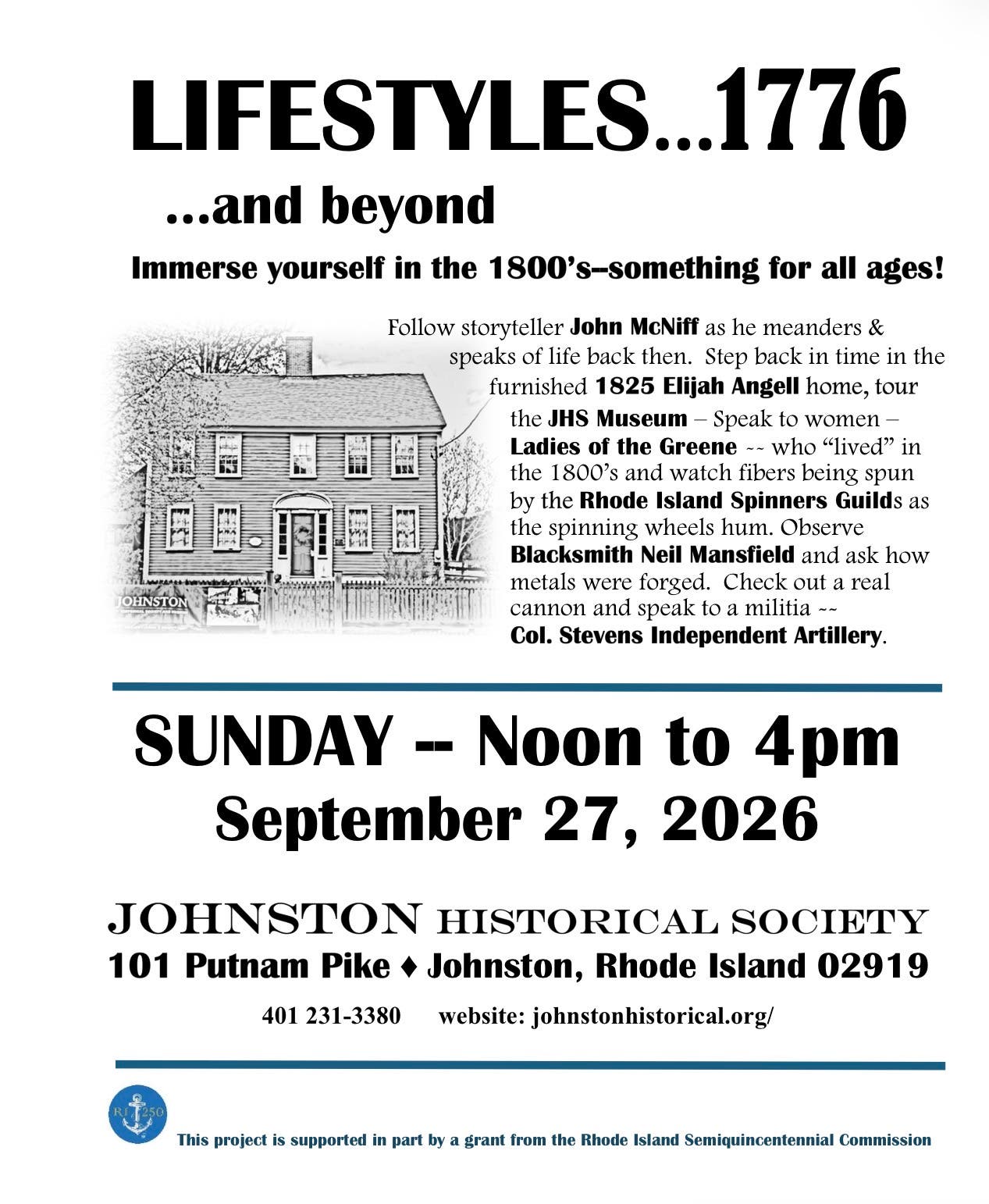 Lifestyles...1776 ...And Beyond