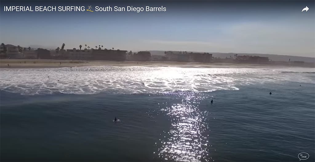 IMPERIAL BEACH SURFING - South San Diego Barrels
