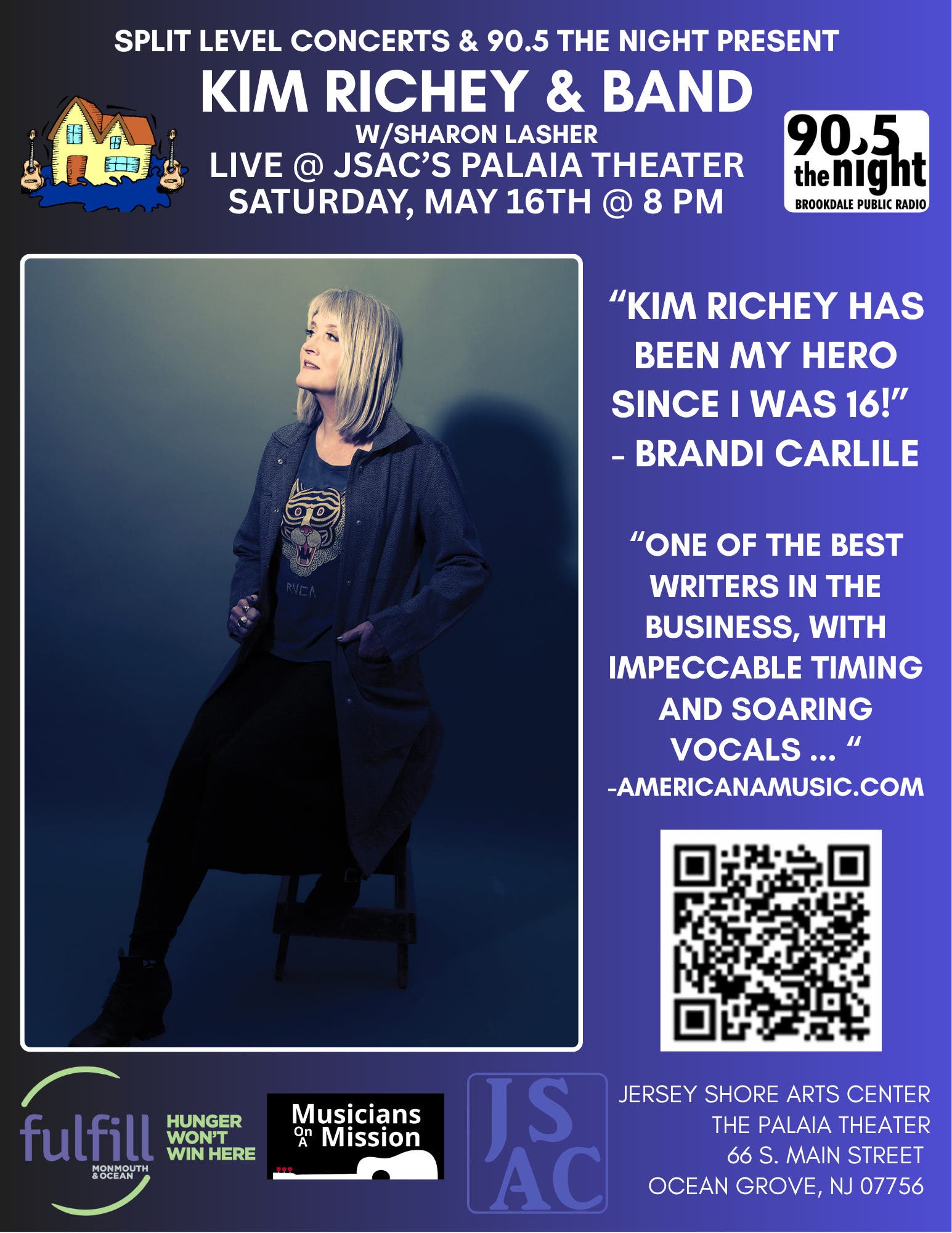 Kim Richey and her Band with special guest Sharon Lasher