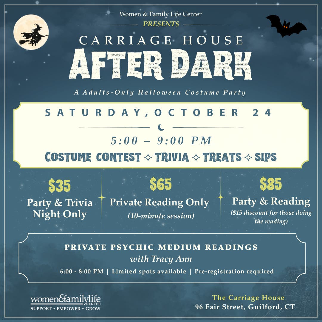 Carriage House After Dark: An Adults-Only Halloween Event