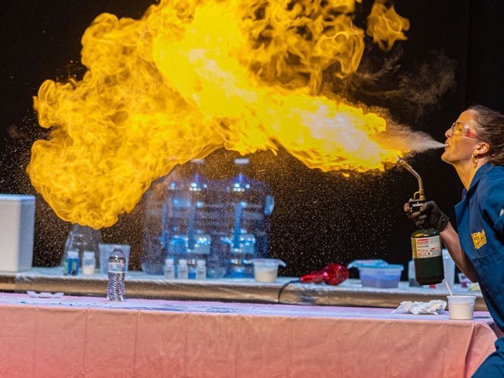 Along with teaching chemistry at University of Texas-Austin, Biberdorf has made it her mission to inspire a love of science for anyone who may find it intimidating, particularly young girls.