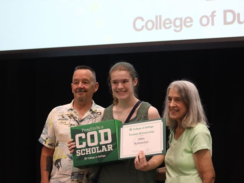 The recent event celebrated the achievements of scholars and their decisions to attend COD.