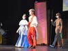 Alexa Klein as Cinderella, Aidan Espinosa as Prince Charming, and Addison Hronek as a guard. 