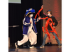 Liam Rees as the French Prince and Luke Peterson as The Blood Packet Guy