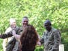 Soldiers are reunited with their loved ones Friday after a months-long deployment.