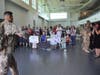 Soldiers are reunited with their loved ones Friday after a months-long deployment.